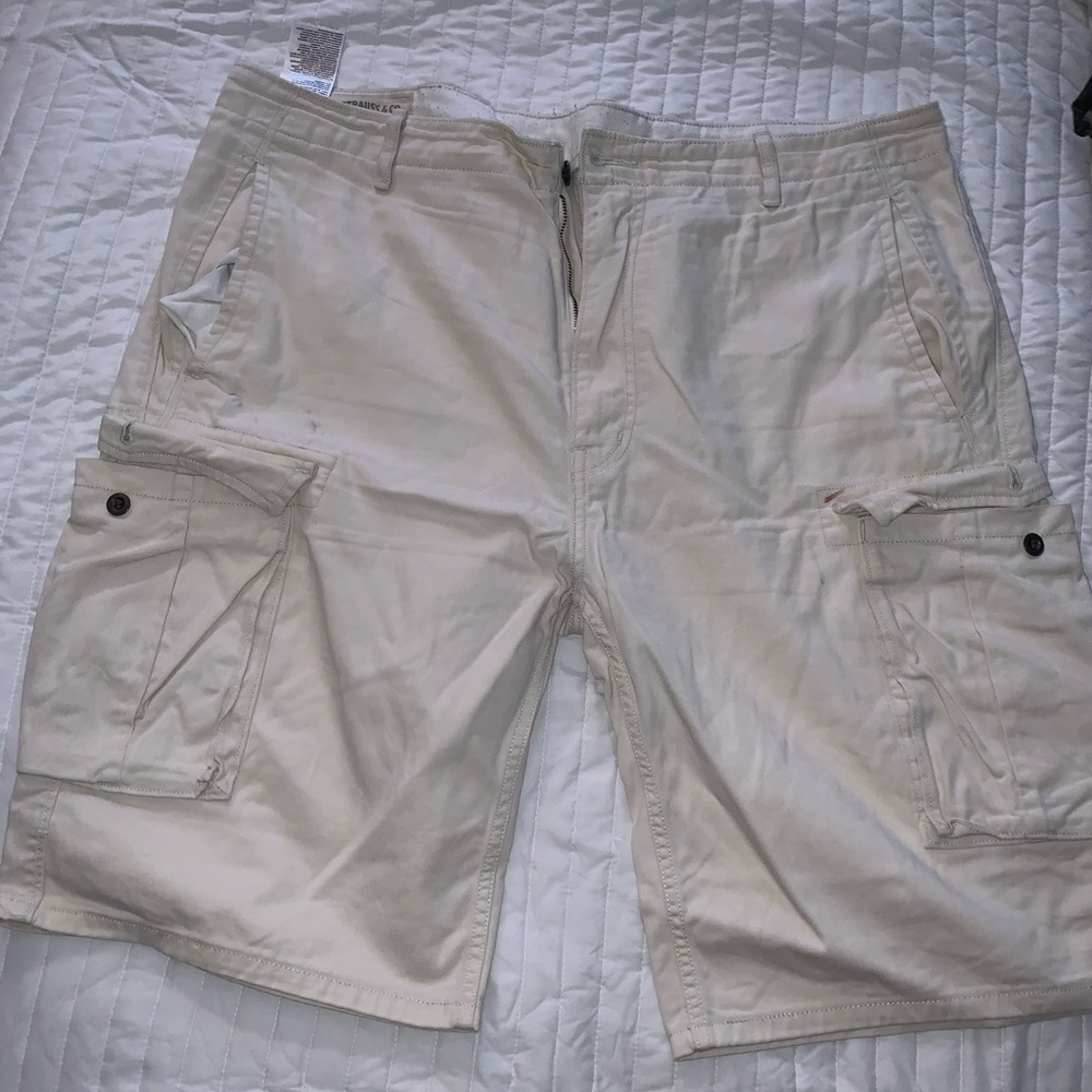 Mens Levi Cargo Shorts Worn Size 38